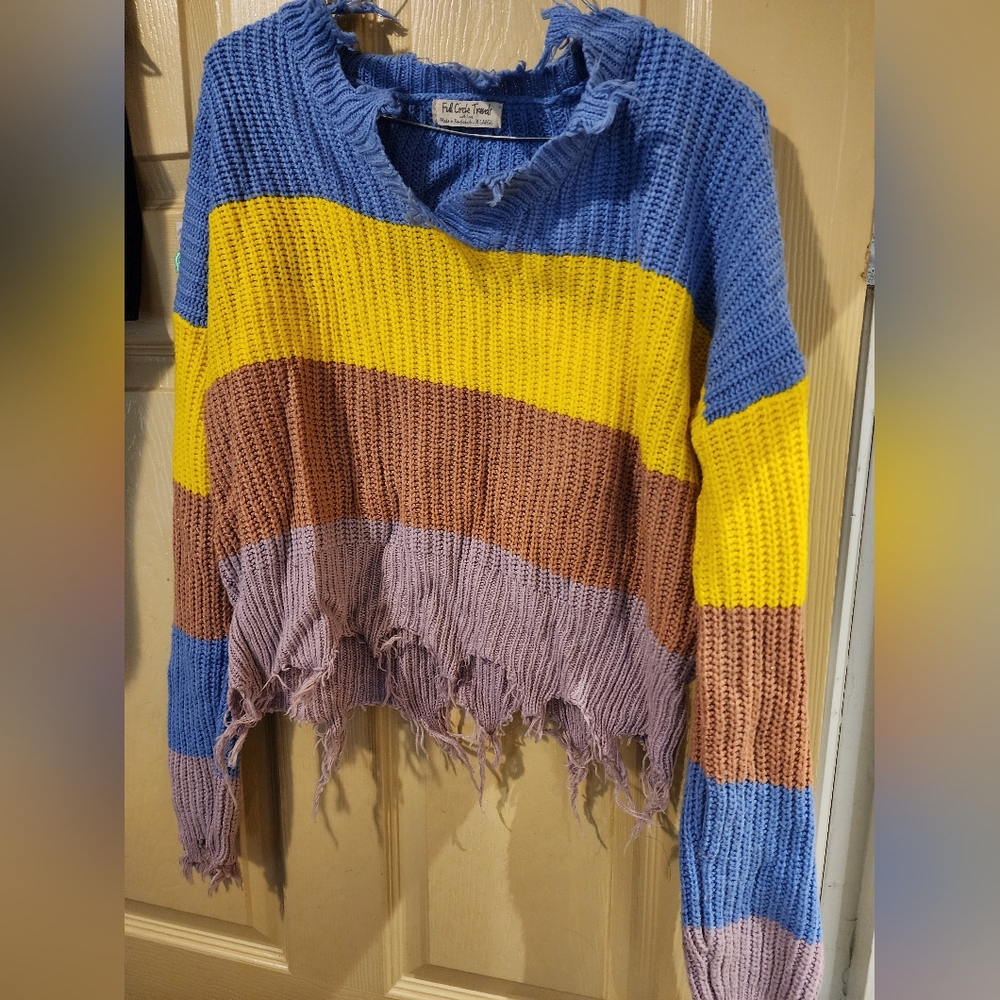 Women's Multicolor Sweater. (Woren)